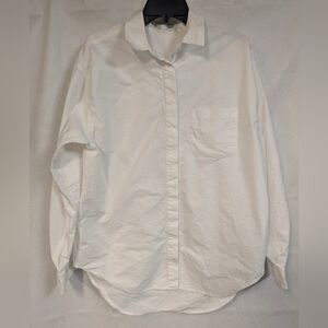 Good American Crisp White Button Down Shirt